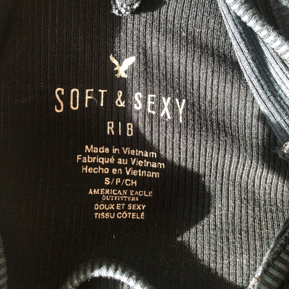 AE Ribbed Tank Top (M) - Picture 2 of 4